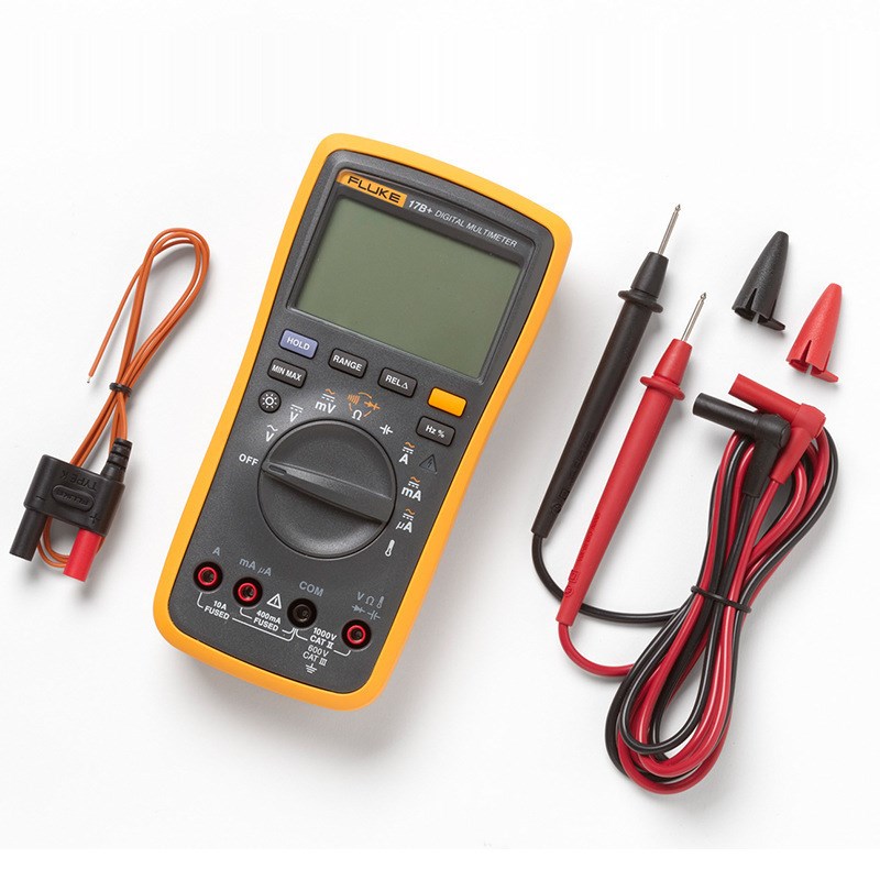 FLUKE/福禄克F17B+数字万用表自动量程高精度手持式可测温度