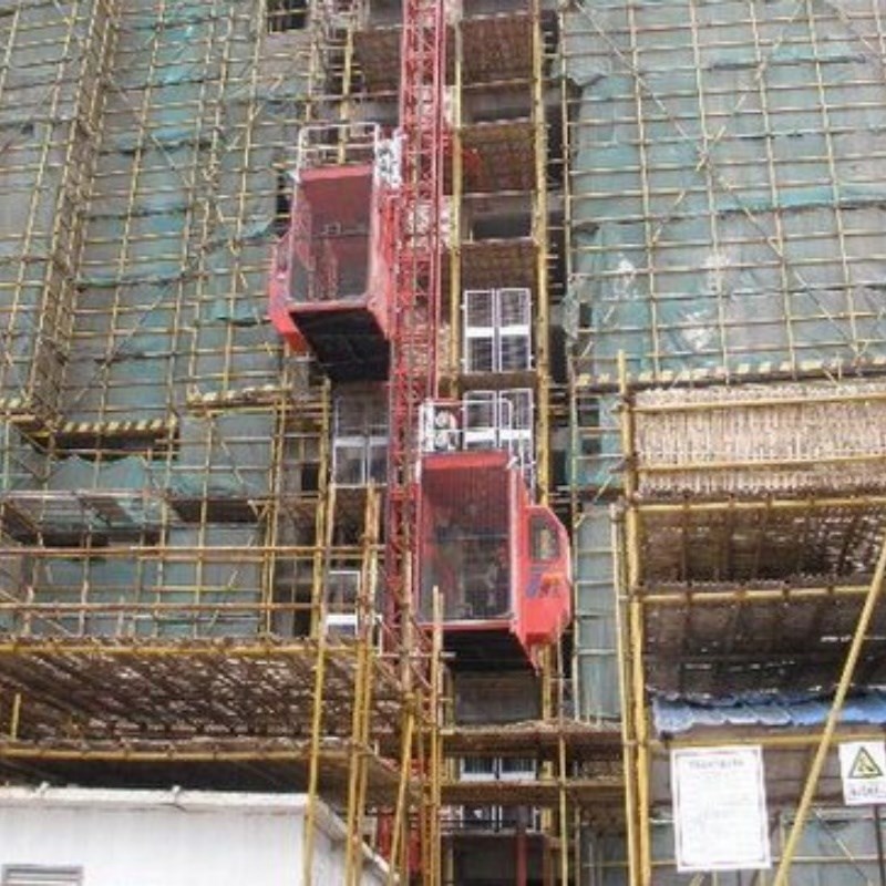 河南建筑工程施工升降机物料提升机吊篮升降机工地龙门架施工货梯