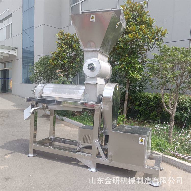 商用大型水果榨汁机 水果蔬菜螺旋压汁机 高产量石榴菠萝榨汁设备