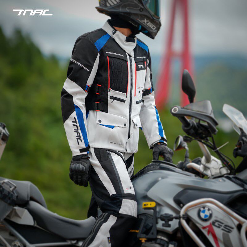 TNAC拓驰羚羊摩托车骑行服冬季男拉力服套装摩旅装备防水防风四季