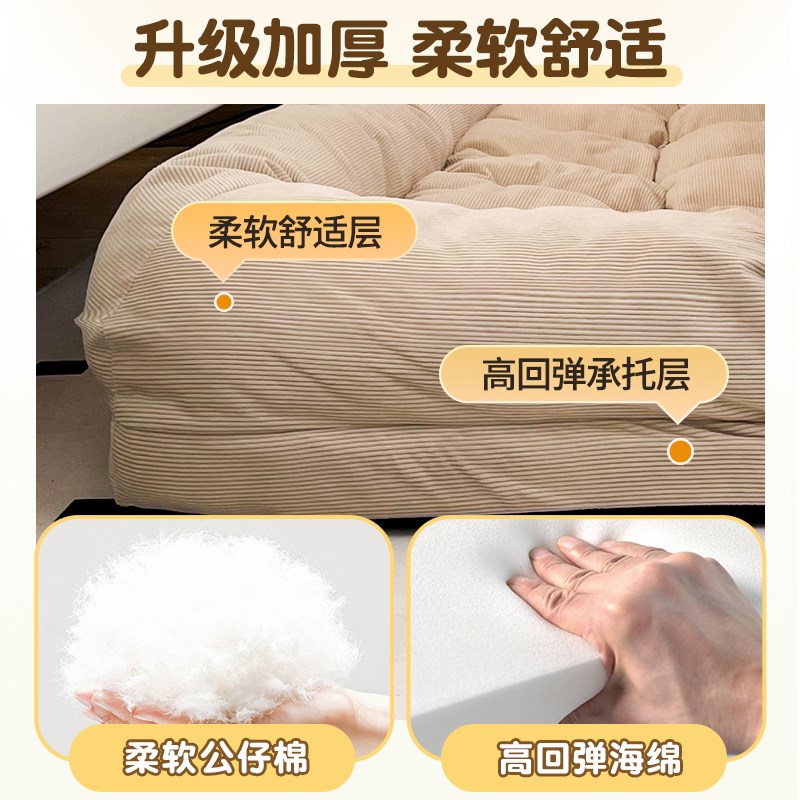 人类狗窝懒人沙发可躺可睡卧室折叠沙发床两用双人躺椅超大榻榻米