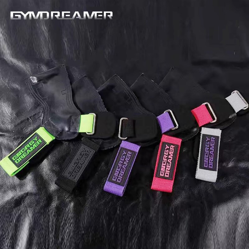 GYMDREAMER硬拉橡胶护掌助力带健身手套引体向上辅助护腕握力带