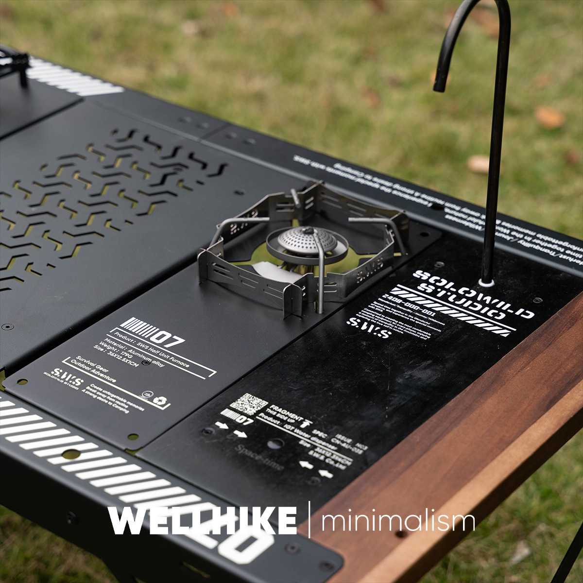 户外IGT桌SWS半单元IGTSOTO蜘蛛炉板多功能便携露营折叠烧烤炉架