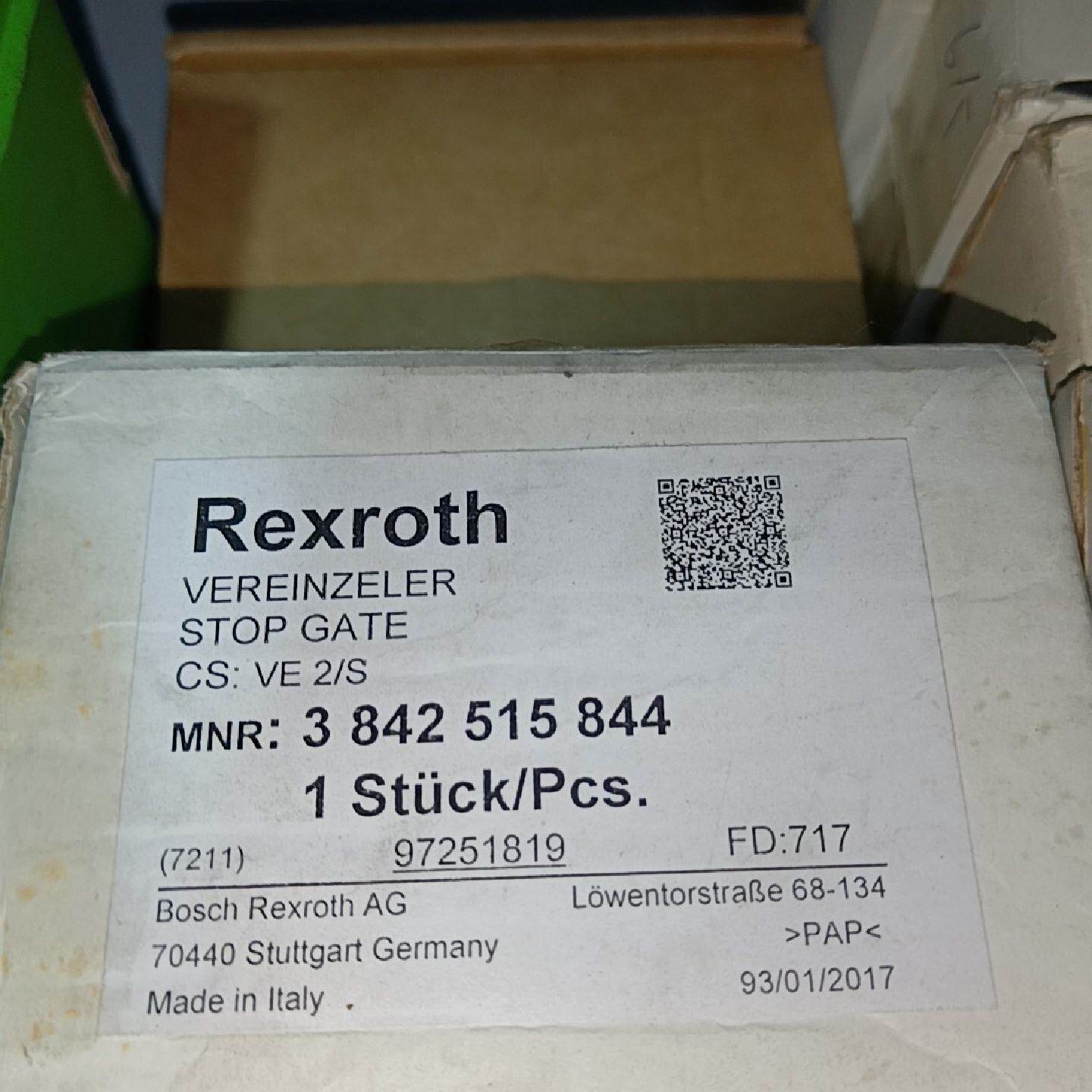 【询价】力士乐Rexroth阻挡器3842530630阻挡气缸适用