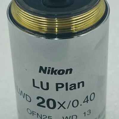 Nikon LU Plan 20X0.40 Microscope Objective Lens