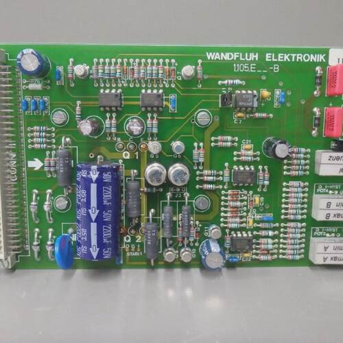 1105E  WANDFLUH ELEKTRONIK  727.4039  Card E012A24K028 Used