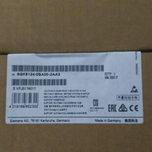 议价6GK5124-0BA00-2AA3全新24口乙太网交换机6GK5 1240BA002AA3