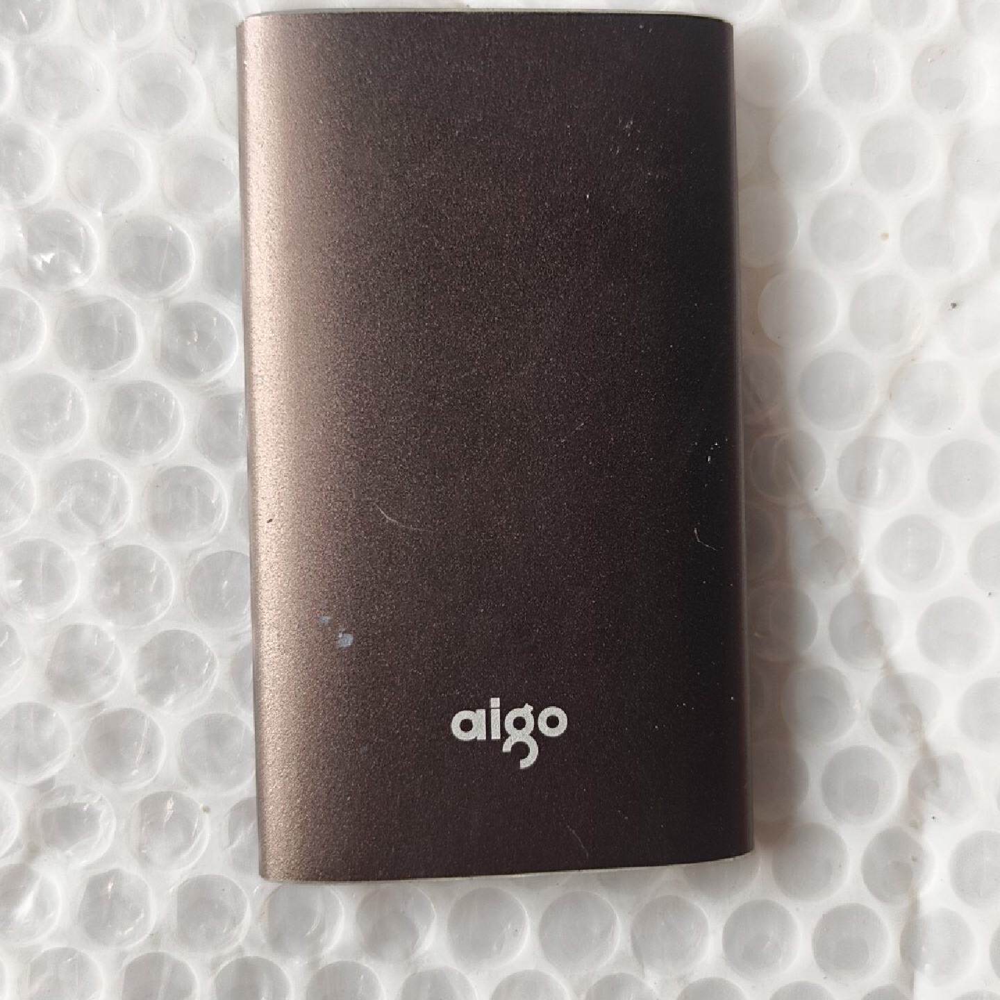 议价--爱国者aigo移动硬盘,120G,型号SJOU0048120