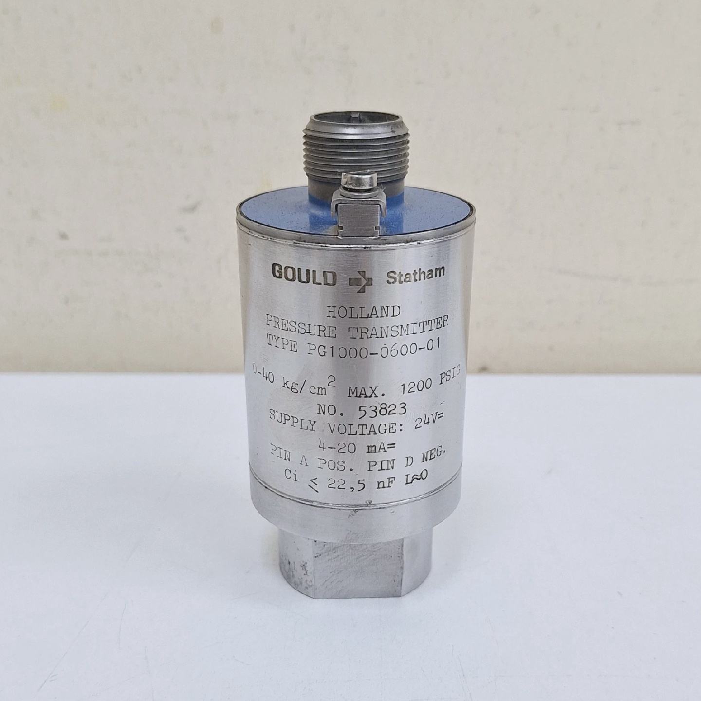 Gould Statham PG1000060001 Pressure Transmitter 1200 PSIG