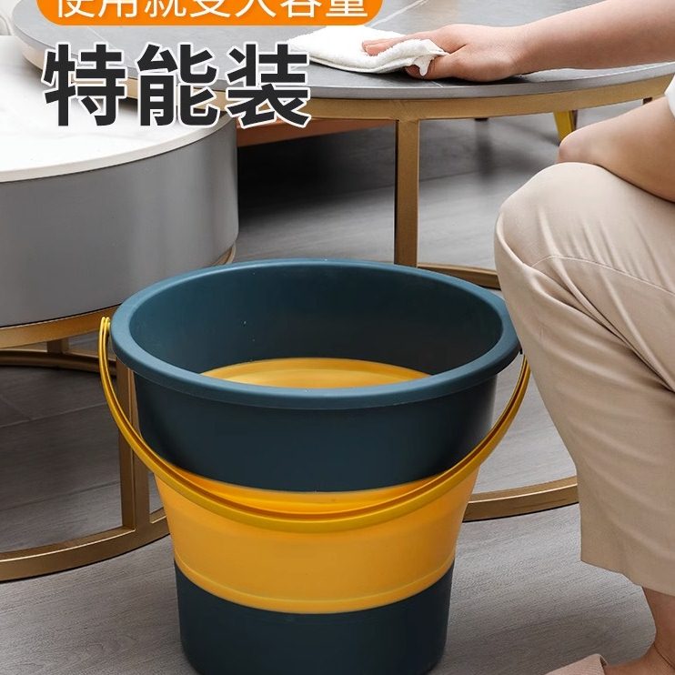 折叠水桶桶专用车载收缩家用便携式多功能旅行洗车桶车用户外钓鱼