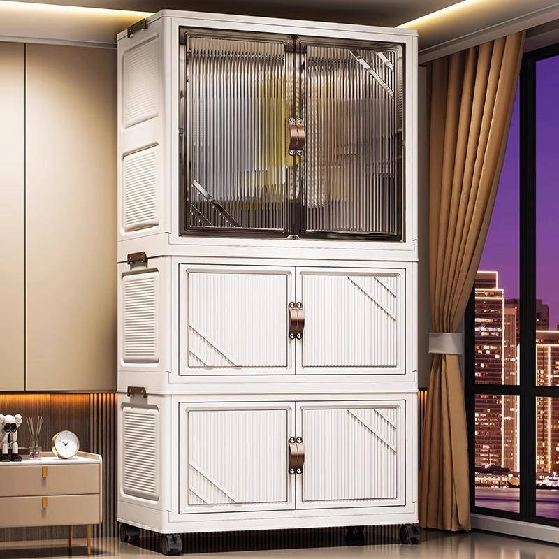 免安装折叠衣柜宝宝收纳卧室儿童衣服储物柜家用塑料多功能置物架