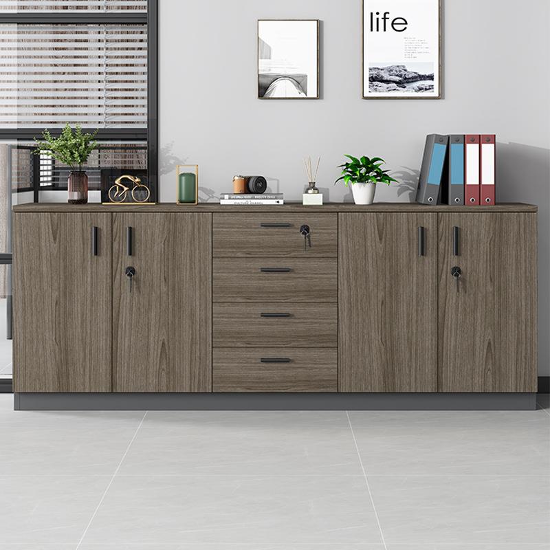 矮柜会议室茶水柜办公室办公柜子文件柜隔断柜带锁储物柜打印机柜