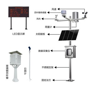 校园气象站小型室外气候温湿度气压雨量科研教学设备环境监测仪