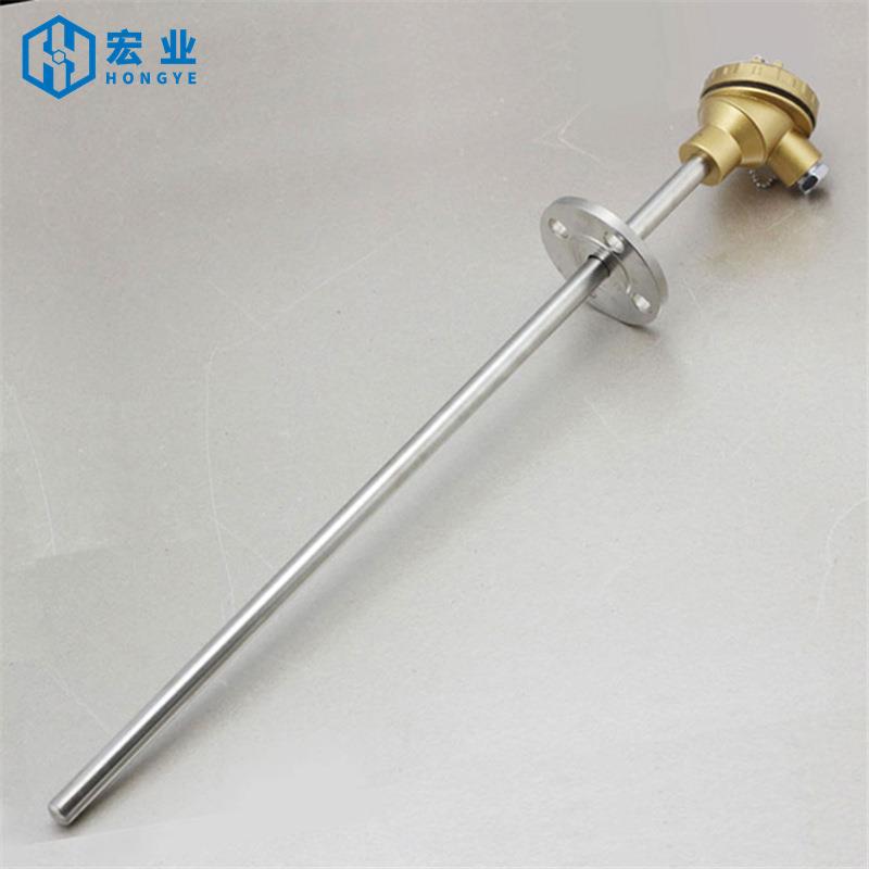 WRN-431法兰式热电偶 K型固定法兰热电偶 测温0-1100度