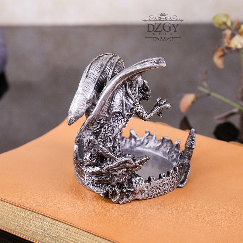 复古高档权力的装饰烟灰缸架创意家居收纳托盘摆件礼品,家居饰品,装饰烟灰缸,淘宝优惠券,粉丝福利购,淘宝优惠卷