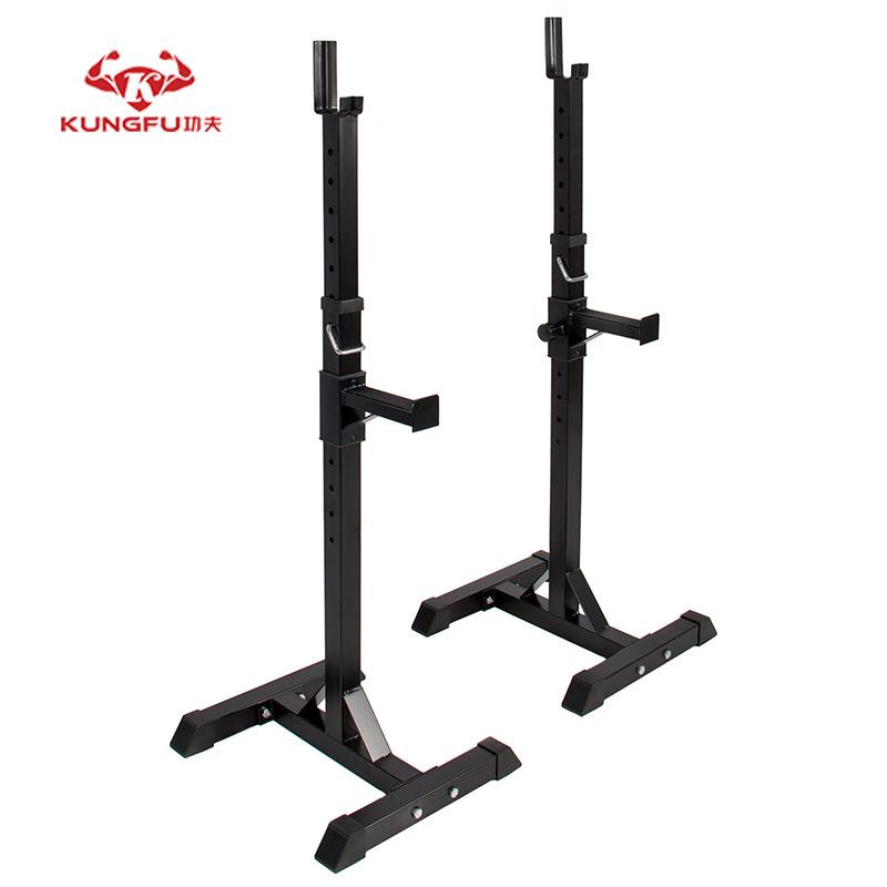 分体式深蹲卧推架可调节训练健身器材一体举重架大号可伸缩杠铃架