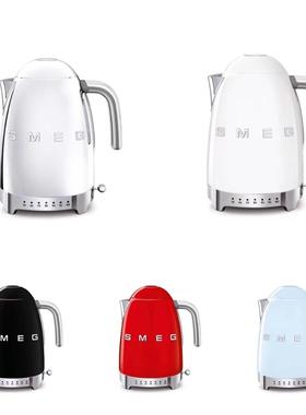 现货欧规意大利SMEG复古电热水壶泡茶7档温度家用送礼KLF04顺丰包
