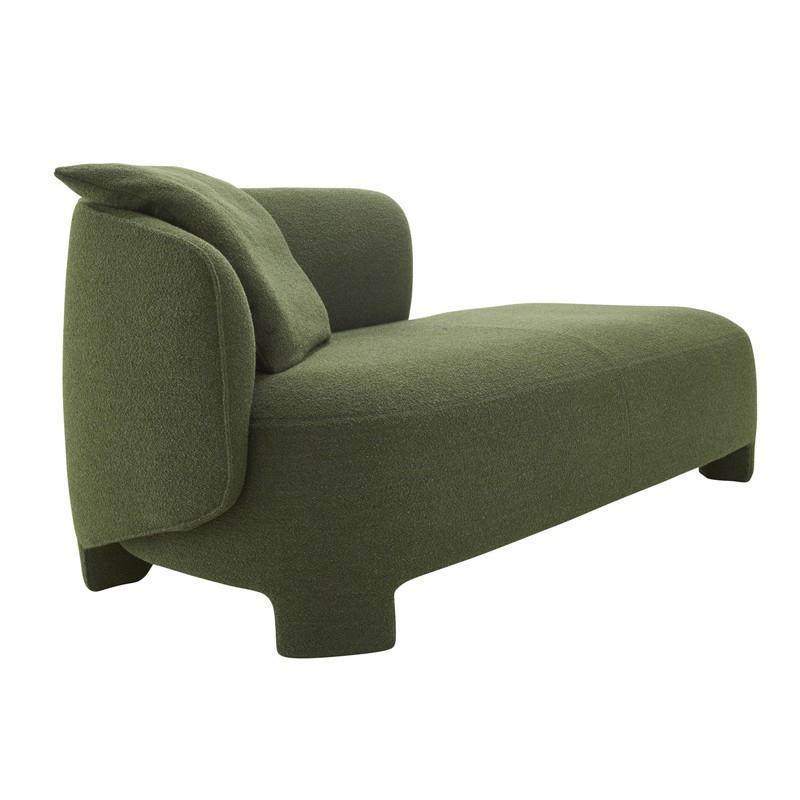 北欧设计师布艺三人位沙发卧室客厅贵妃躺椅可爱服装店家具