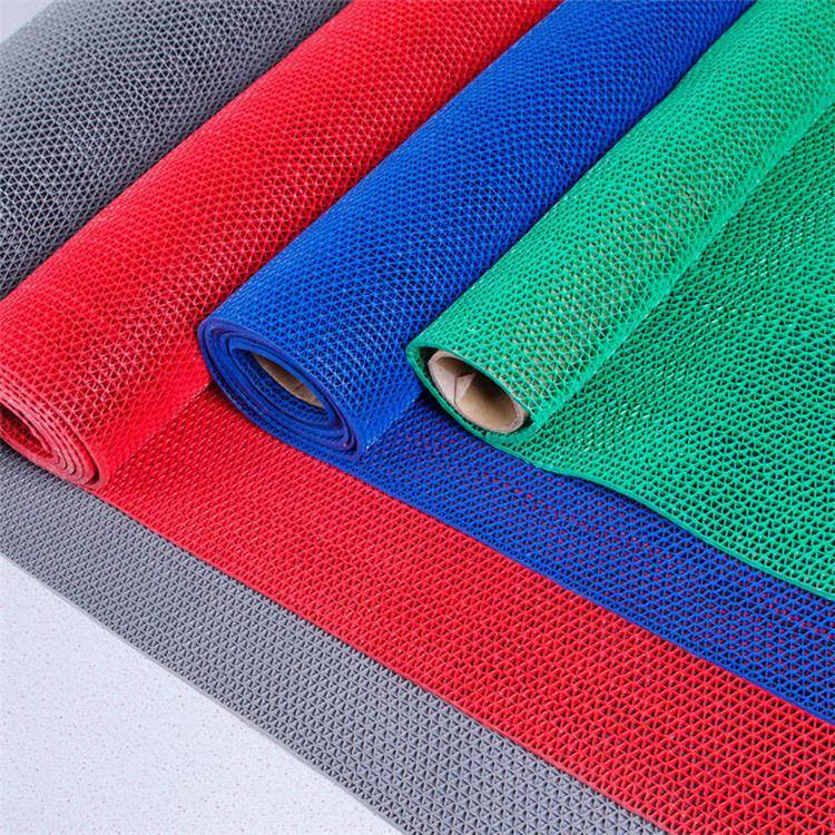 防滑垫PVC塑料地毯镂空隔水进门垫通道卫生间厨房s型网眼浴室地垫