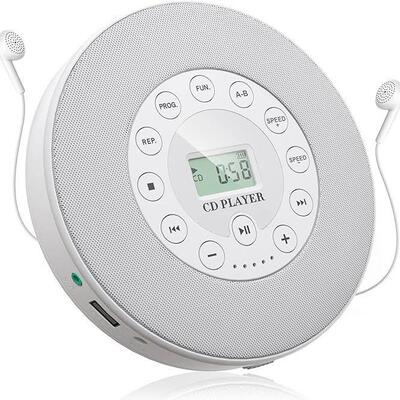 多功能CD复读机，USB，胎教机，可充电电池，双立体声喇叭