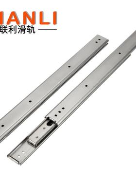 供应SSRR36线性滑轨三段抽拉型重载钢型可互锁型不锈钢滑轨