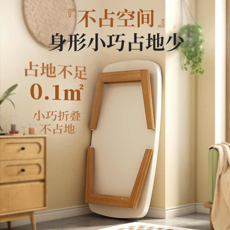 可折叠茶几小户型客厅家用简易饭桌实木小桌子简约现代卧室折叠桌