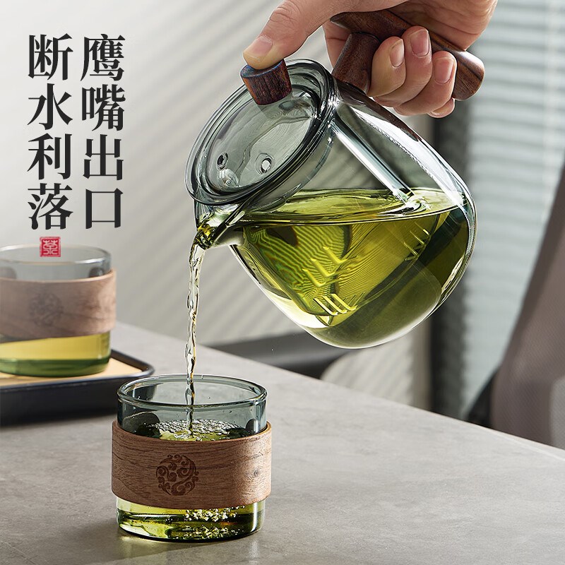 玻璃茶壶泡茶家用2025新款茶水分离杯单壶茶具套装煮泡茶杯泡茶壶