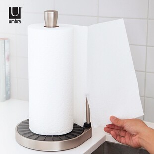 厨房纸巾架加拿大ubra卷纸器创意纸盒立式卷纸收纳架