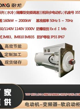 YBBP-4001-4375W(水冷)三相异步防爆矿用电机安装方式：IMB10