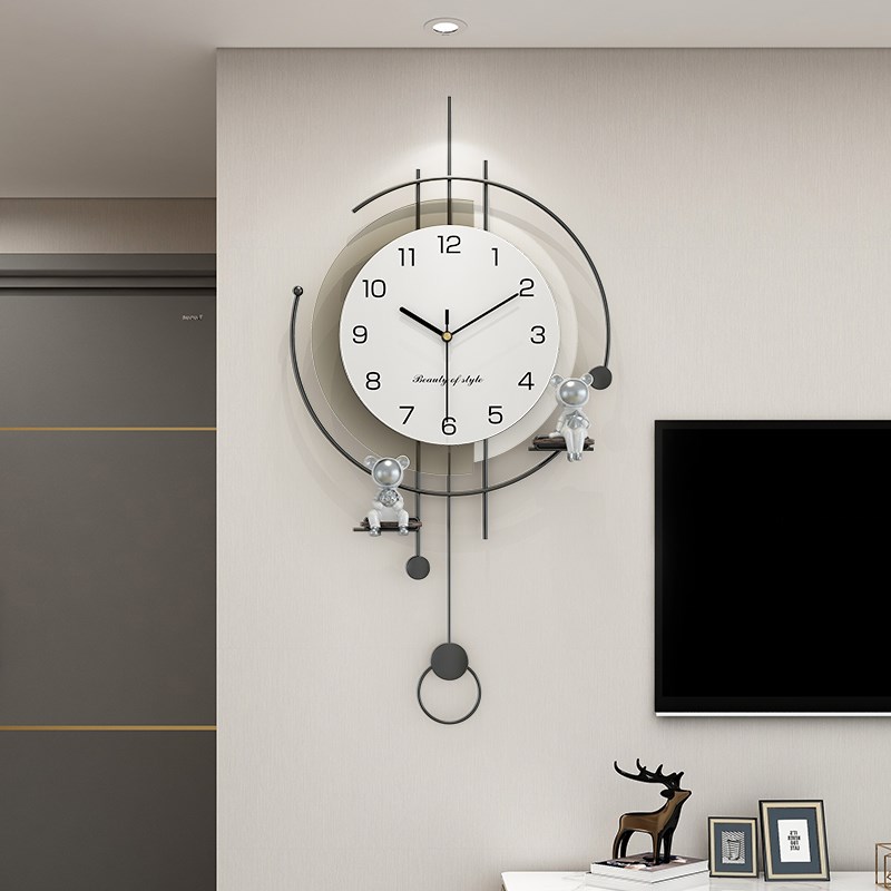 挂钟客厅新款简约大气钟表静音创意时钟现挂墙装饰表