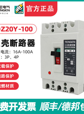 EN天正电气ZY00 0A塑壳断路器P空气开关6A三相