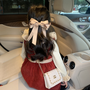 女童新年装背心裙儿童2021新款冬装裙子女宝宝洋气韩版公主连衣裙