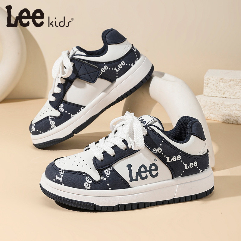 LeeKIDS男女童防滑透气板鞋