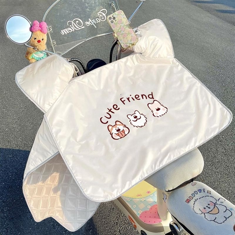 电动车挡风被夏季防晒四季通用2025新款防晒防水薄款防风遮阳罩