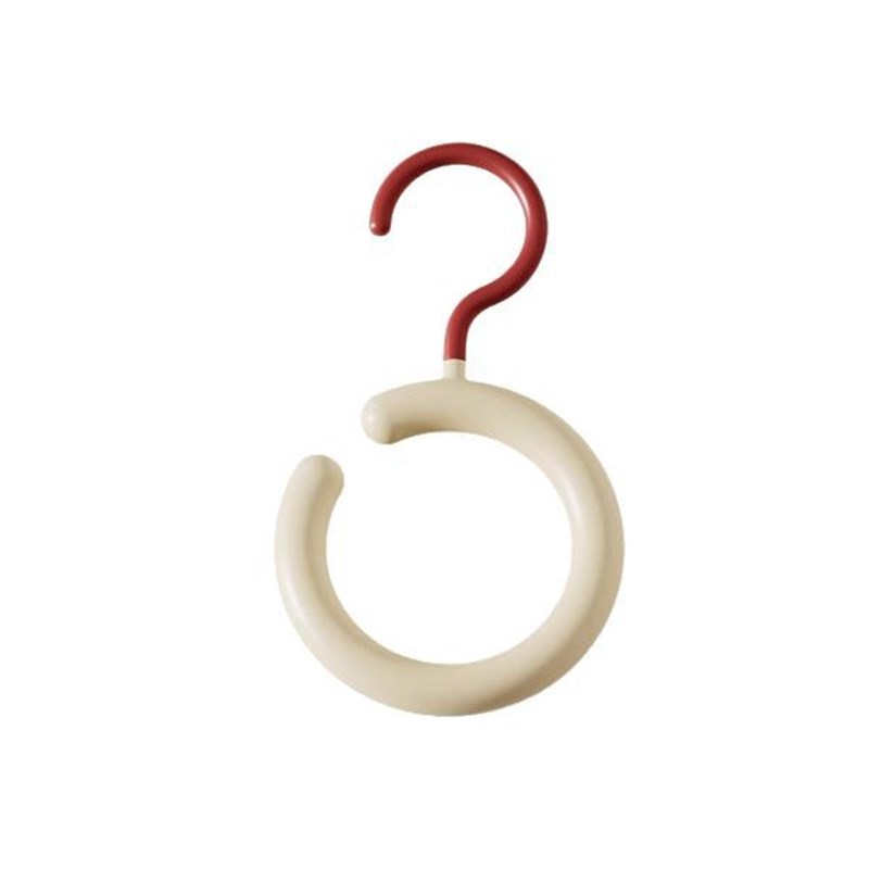 多巴胺衣架帽子收纳神器家用防滑无痕围巾挂钩圆环衣架不变形宿舍