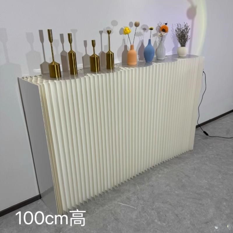 会展多功能折叠展台橱窗产品陈列展示架中岛流水台婚庆罗马柱道具