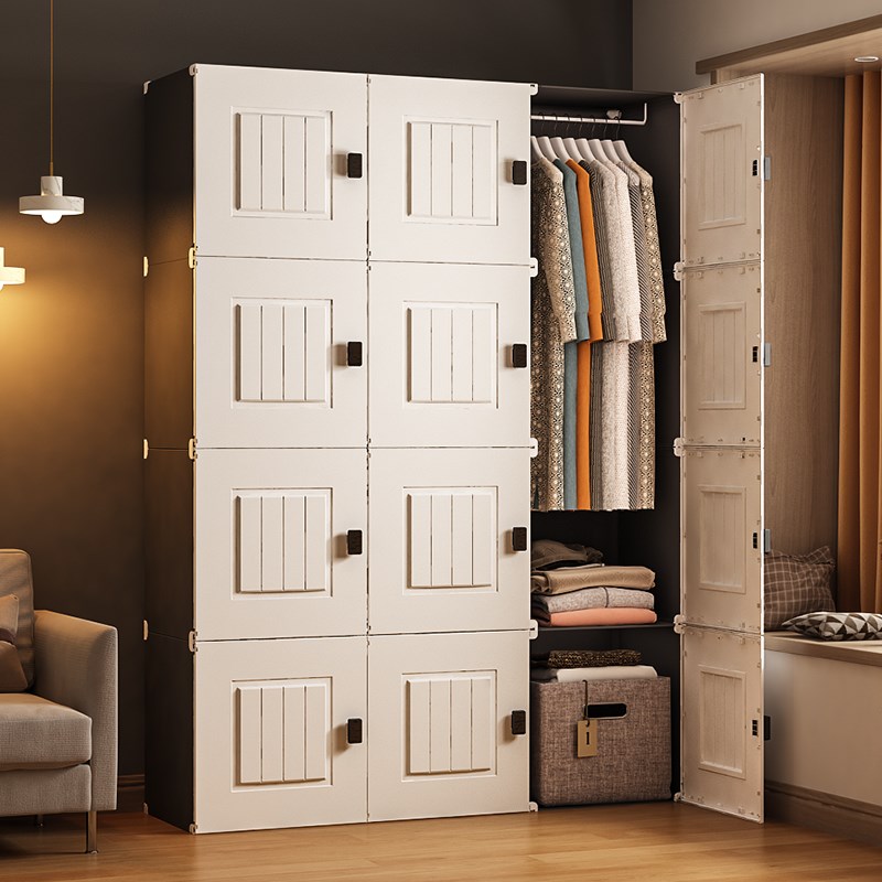 衣柜卧室家用新款爆款结实耐用出租房用儿童简易收纳组装衣橱