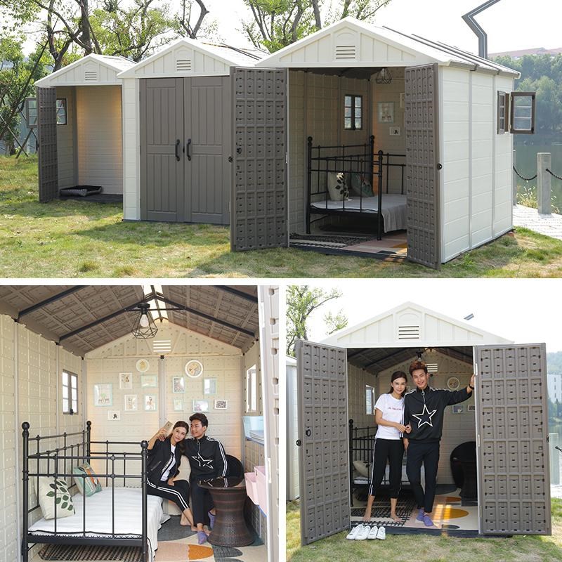 工具房户外花园院子储物活动板房室外组合屋简易收纳杂物移动仓库