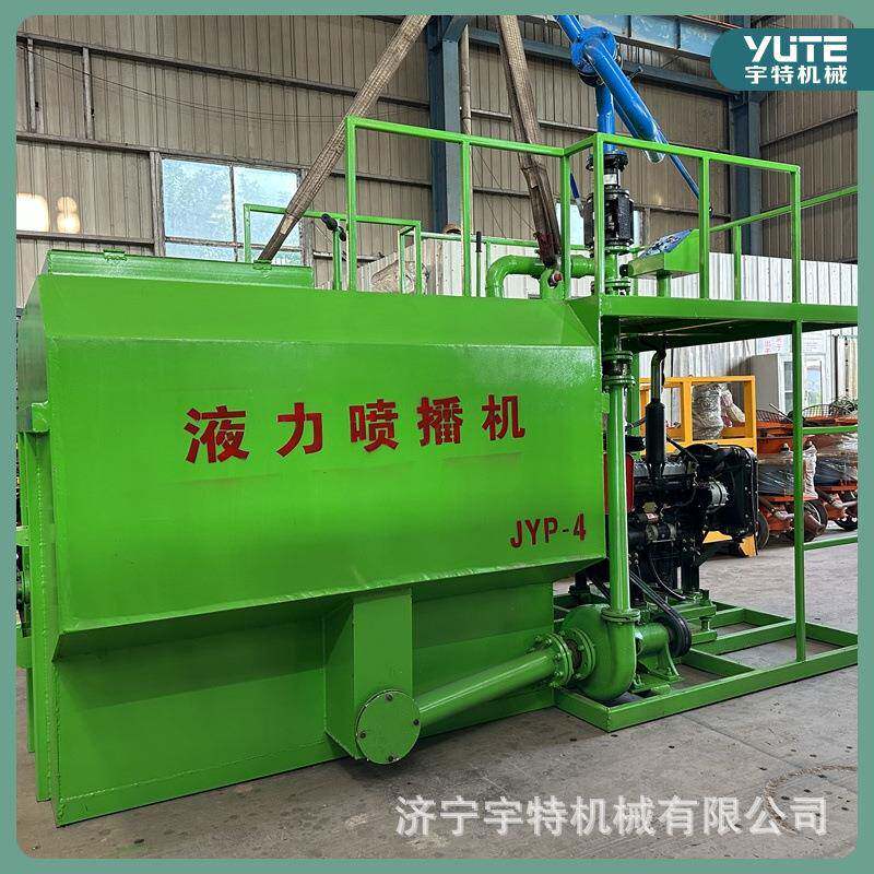 大型喷浆机道路防滑高射程边坡喷草籽机器公路边坡生态喷播机
