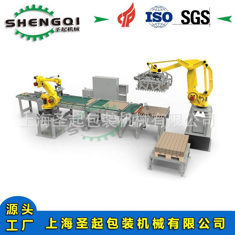 上海圣起全自动上下料搬运机器人纸箱编织袋码垛机械手,五金/工具,服务机器人,淘宝优惠券,粉丝福利购,淘宝优惠卷