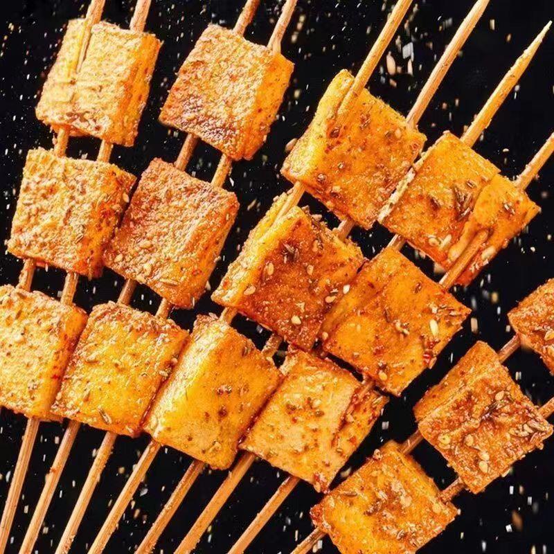清真千叶豆腐串家庭烧烤串30串麻辣烫火串串材卤煮商用烧烤豆腐