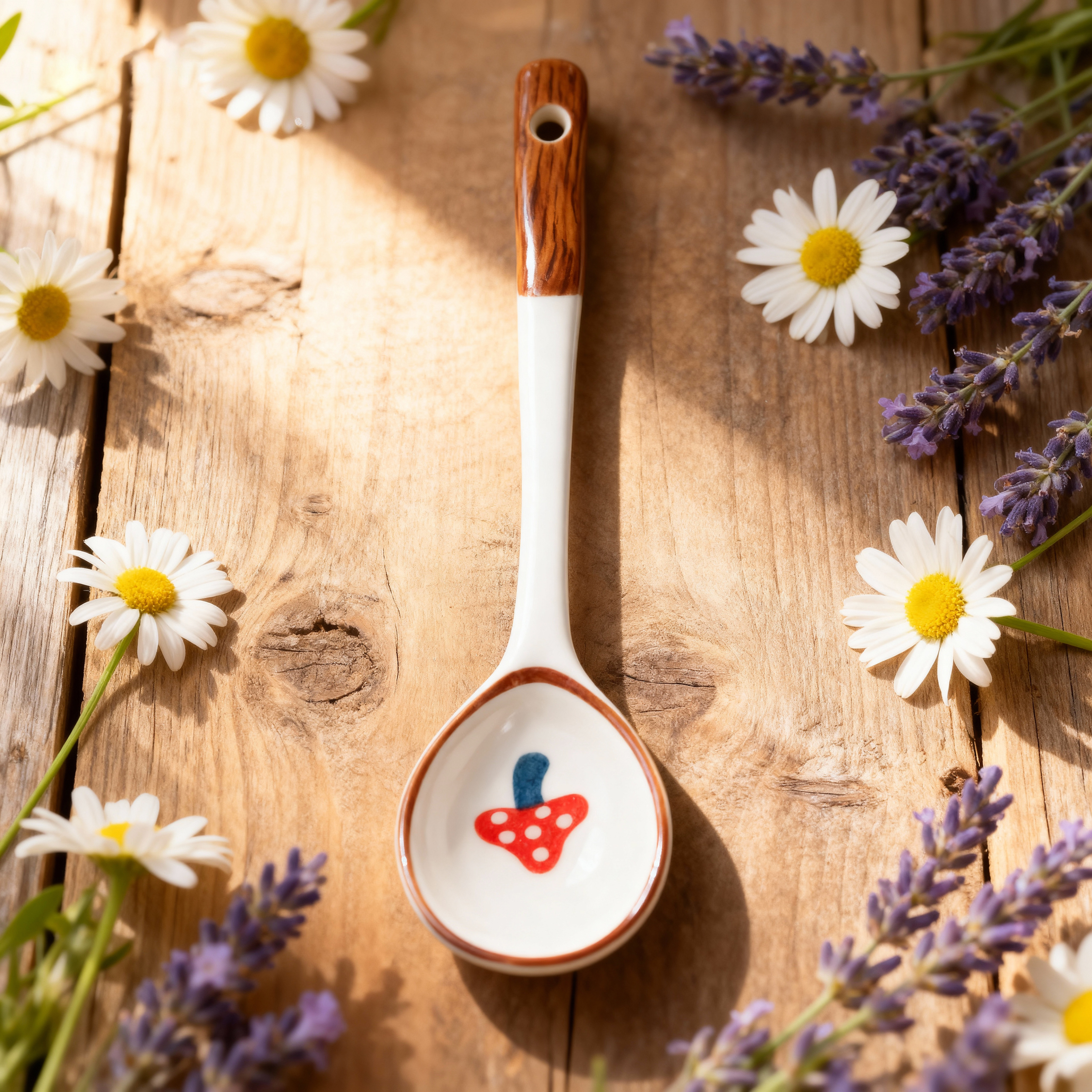 古奈仕陶瓷勺子家用日式高颜值喝汤的小勺子长柄圆头盛汤舀粥调羹