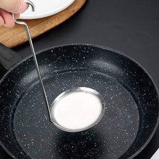 油炸粑粑模具烙饼勺子不锈钢炸虾饼花生豆煎饼器炸豆饼油墩子工具