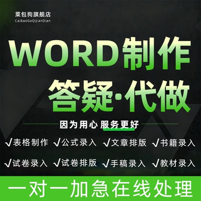 word制作代排版答疑问题解决咨询wps美化转excel文档pdf格式教程