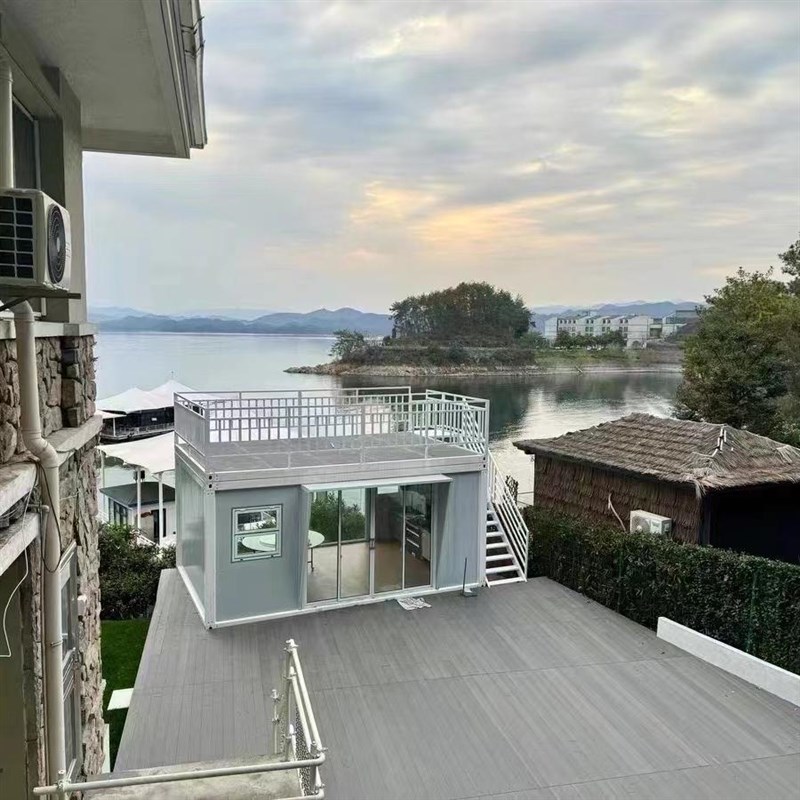 住人集装箱移动房屋可拆卸办公室临时活动板房彩钢板打包箱波纹箱