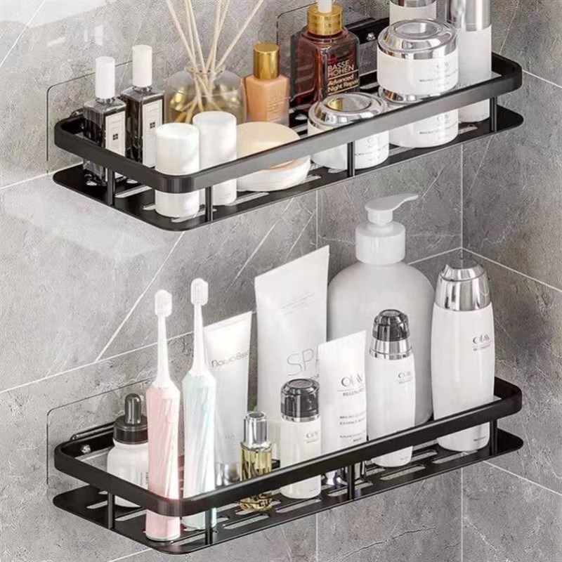 bathroom shelf toilet storage rack no punching shower racks