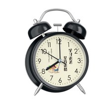 闹钟简单实用学生专用起床神器充电电池款智能桌面时钟摆件励志