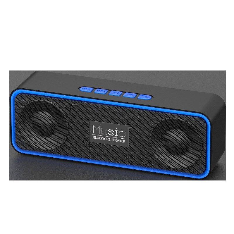 无线蓝牙音箱电脑小音响重低音炮双喇叭大音量便携车载8d环绕插卡