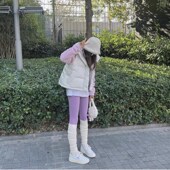 秋冬暖暖女孩 羊毛混纺瑜伽袜微压腿套高筒过膝袜套保暖瑜伽长袜