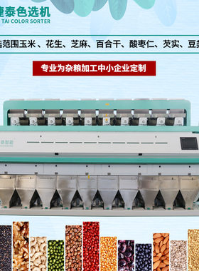 两用大型黄豆大豆色选机杂粮芡实分选机花椒种子色选机